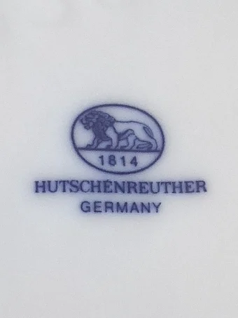 Green stamped mark reading 1814 HUTSCHENREUTHER GERMANY