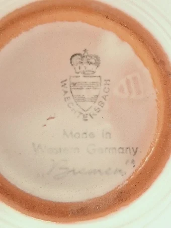 Stamped mark showing Wächtersbach crown logo with text